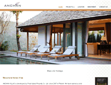 Tablet Screenshot of anchanvillas.com